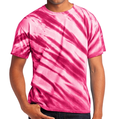 #PC148 Port & CompanyÂ® Tiger Stripe Tie-Dye Tee - Print Factory